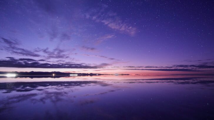Bolivia Salt Flats Night