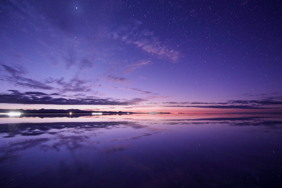 Bolivia Salt Flats Night