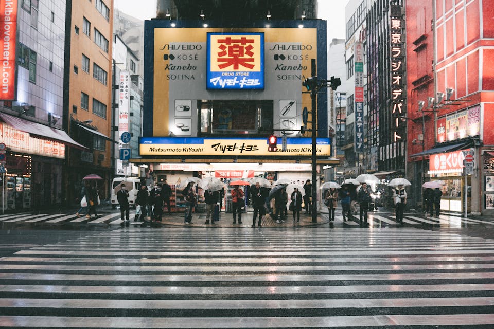 Rainy Tokyo